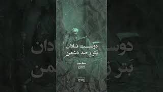 دوستیَــت مَـــباد بـا نـــــادان که بوَد دوستیَش کاهشِ جان سنایی طریق التحقیق (بخشی از شعر)