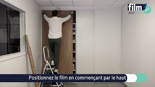 Comment décorer des portes de placard pour une déco avec du revêtement adhésif ?