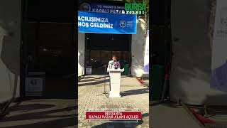 Mudanya kapalı pazar yerine kavuştu