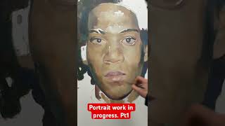 ⭐️basquiat portrait⭐️ #oilpainting #drawingstyles #allaprimaoilpainting #disegno #pittura #arte #rm