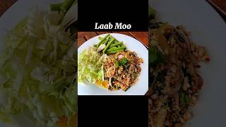 #Thai #Laab #Moo with #Numtok #Seasoning #Sauce Refreshing and #delicious