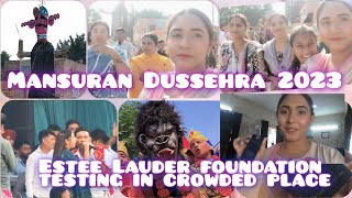 Rough & tough testing of Estee Lauder foundation @EsteeLauder  Mansuran Dussehra 2023 highlights