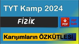 Karışımların ÖZKÜTLESİ | TYT Kamp 2024 | PDF |