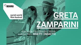 Greta Zamparini, film director, Marco Ballerini, assistant director "INSETTI" ("INSECTS"), SWFF'23