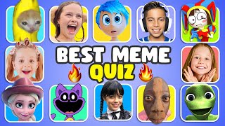 GUESS MEME SONG & WHO'S SINGING😀🚽Skibidi Toilet, Elsa, Gedagedi, Salish Matter | SUPER MEGA QUIZ