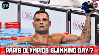 Day 6 Olympic Swimming | Paris 2024 | Men's 50 Free + Women's 200 Back  Men's 200 IM