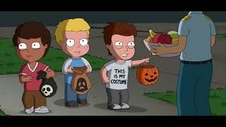 Family guy trick-or-treating Halloween ￼