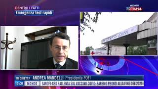 Andrea Mandelli Presidente della FOFI interviene a Dentro i fatti di tgcom24