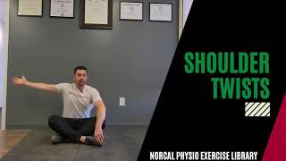 Shoulder Twists **NorCal Physiotherapy Exercise Library