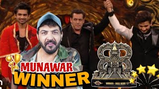 #BIGGBOSS17 : MUNAWAR  WINNER 🏆