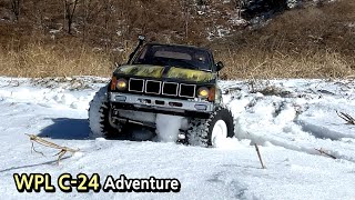 Wpl c24 Toyota Hilux, off-road adventure,  rc crawling, rc crawler, rc오프로드  #2024-02