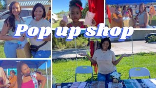 Small Business Pop up Shop Vlog