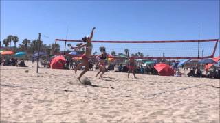 17 April 2016 Ocean Beach Tournament - Samantha Ely & Sarah Szostak