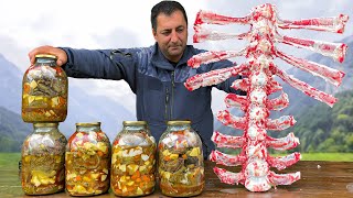 Delicious BEEF Stew Packed in Glass Jars for a Homemade Treat!