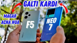 Poco F5 Vs Iqoo Neo 7 : Camera Test, Speed Test, Pubg test & More