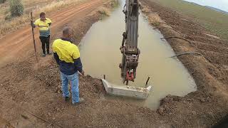 BAD installation of Irrigation pipe requires emergency repairs