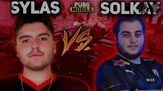 SYLAS VS SOLKAY ÇOK ÇEKİŞMELİ 1V1 | PUBG MOBİLE