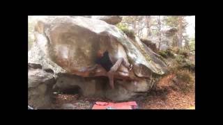 Fontainebleau Alea Jacta 8a et le Mandarin 8a les frères Mawem