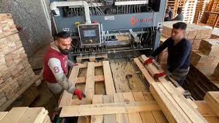 Pallet Nailing & Processing Line │ Palet Çakım ve İşleme Hattı │ FORM MACHINE