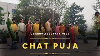 "छट पूजा : A College Celebration to Remember! | Vlog | Jb knowledge park" |