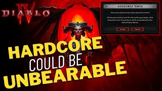 Diablo 4 - My Concerns with Hardcore for Season 4