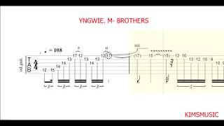 Yngwie M  Brothers for one guitar