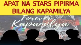 JUST IN‼️ APAT NA STARS PIPIRMA BILANG KAPAMILYA!