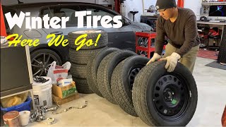 Swapping In My Winter Tires | Winter Driving Preparation | Vlog