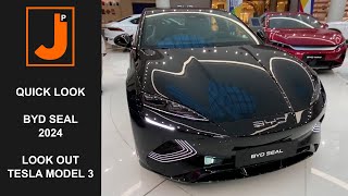 BYD SEAL EV 2024 Quick Look : Look out Tesla Model 3