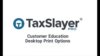 Customer Education Desktop Print Options