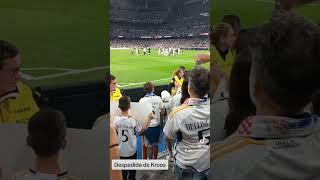 KROOS se DESPIDE del REAL MADRID y SANTIAGO BERNABEU 🔝 #kroos #trending #viral #youtubeshorts #short