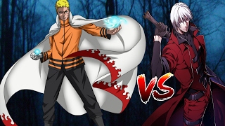 Naruto vs Dante mugen Epic fight