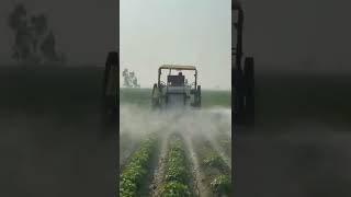 Automatically Tractor Spray Full Drops On Crops More space Covered.....