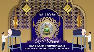 UNDANGAN HALAL BIHALAL IKSAAT || IKATAN SANTRI & ALUMNI PP ATTAUHIDIYYAH 1444 H