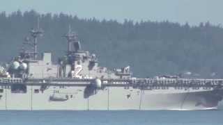 USS Essex (LHD-2) on Puget Sound