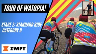 FIGHTING Until the End // Tour of Watopia Stage 2 // Triple Flat Loops