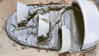 DIY Awesome Cement Concrete Strongest Waterfall Fountain | Cemented Life Hacks