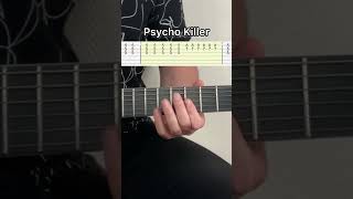 Psycho Killer Guitar + Tabs #guitarsheetmusic #guitarcover #easyguitartabs #guitartutorial