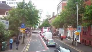 Belfast Bus Ride -- Titanic Quarter to Donegall Square