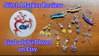 Happy Mail! / Stitch Marker Review: Etsy Store LisaLadybidDloves #etsyshop #etsy @LadybirDloves