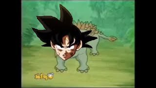 Goku says "yee"