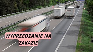 WYPRZEDZANIE NA ZAKAZIE W NIEMCZECH