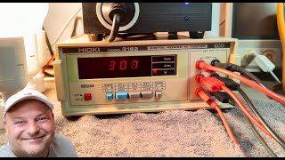 HIOKI Digital Power HI Tester model 3182 1986 test teardown