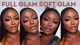 DETAILED SOFT GLAM FULL GLAM MAKEUP TUTORIAL | TRYING OUT NEW MAKEUP PRODUCTS | BEAUTYBYGBEMI