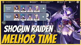 SHOGUN RAIDEN MELHOR TIME F2P - GENSHIN IMPACT