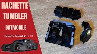 Tumbler Batmobile - Hachette - Montaggio Fascicoli - 64 - 71!!!