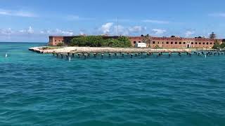 Llegando al muelle de Dry Tortugas