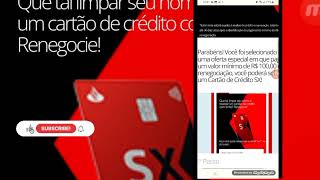 SANTANDER EMLOQUECEU RENEGOCIE SUA DIVIDA  TEM CARTAO CRÉDITO SX LIBERANDO PAGANDO 1 PARCELA