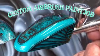 Custom airbrushed Harley Davidson paintjob