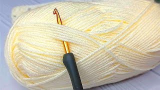 WOW! Look how beautiful it is! The most unusual Crochet stitch. Easy crochet Tutorial